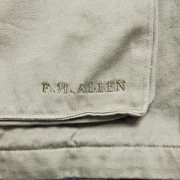 FM Allen Field Classic Safari Coat Jacket Canvas Twill Men's Medium - Picture 9 of 12